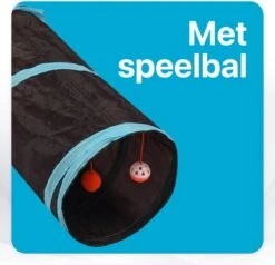 Tavaro Kattentunnel 5 Gangen - Met Speelbal - Kattenspeelgoed - Zwart / Blauw -Huisdierbenodigdheden Korting 1200x1156 20