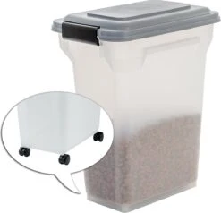 Iris Ohyama Air Tight Food Container ATS-M - Kunststof- 20 Liter - Transparant/Grijs - Met Schepje 11 Iris Ohyama Air Tight Food Container ATS-M - Kunststof- 20 Liter - Transparant/Grijs - Met Schepje -Huisdierbenodigdheden Korting 1200x1156 7