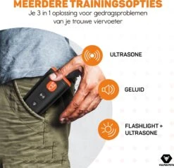 Vulpes Pets® Ultrasone Anti Blaf Apparaat – 3-in-1 Anti Blaf Apparaat Pro - Diervriendelijk & Zonder Schok - Alternatief Anti Blafband - Voor Kleine & Grote Honden - Audio - Flashlight - USB-Oplaadbaar -Huisdierbenodigdheden Korting 1200x1157 4