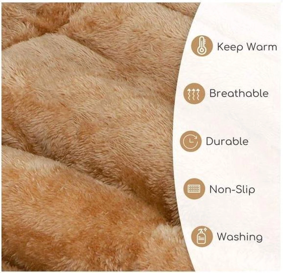 Nobleza Benchkussen - Dierenkussen - Hondenkussen - Kattenkussen - Benchmat - Dierenmat - Hondenmat - Kattenmat - Bruin - Maat S 8 Nobleza Benchkussen - Dierenkussen - Hondenkussen - Kattenkussen - Benchmat - Dierenmat - Hondenmat - Kattenmat - Bruin - Maat S - Image 6