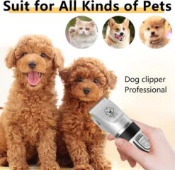 Merkloos Hondentondeuse, Hundeschermaschine / Dog Clippers - Dierenhaartrimmer, Hondentondeuse Kit Hond Verzorging -Huisdierbenodigdheden Korting 1200x1159 2