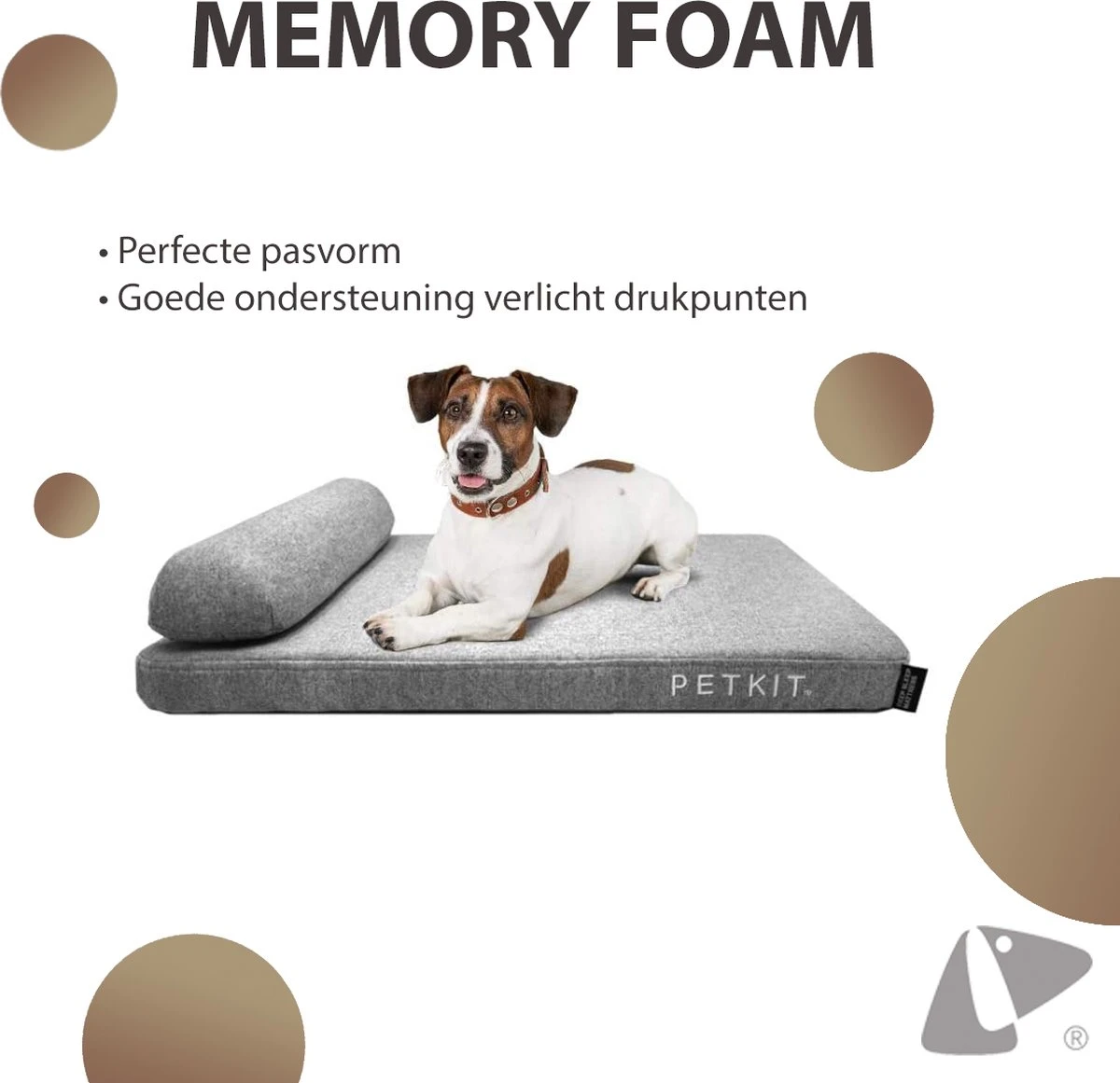 PETKIT® Deep Sleep Bed - Hondenmand - Kattenmand - Memory Foam - Orthopedisch - Maat M 4 PETKIT® Deep Sleep Bed - Hondenmand - Kattenmand - Memory Foam - Orthopedisch - Maat M - Image 2
