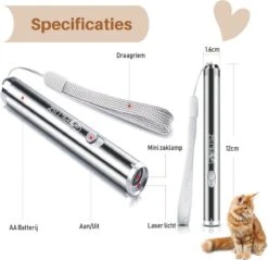 Laserpen - Kattenspeeltjes - Zaklamp - Kat - Laser - Kattenspeelgoed - RVS Opbergblikje 9 Laserpen - Kattenspeeltjes - Zaklamp - Kat - Laser - Kattenspeelgoed - RVS Opbergblikje -Huisdierbenodigdheden Korting 1200x1161 34
