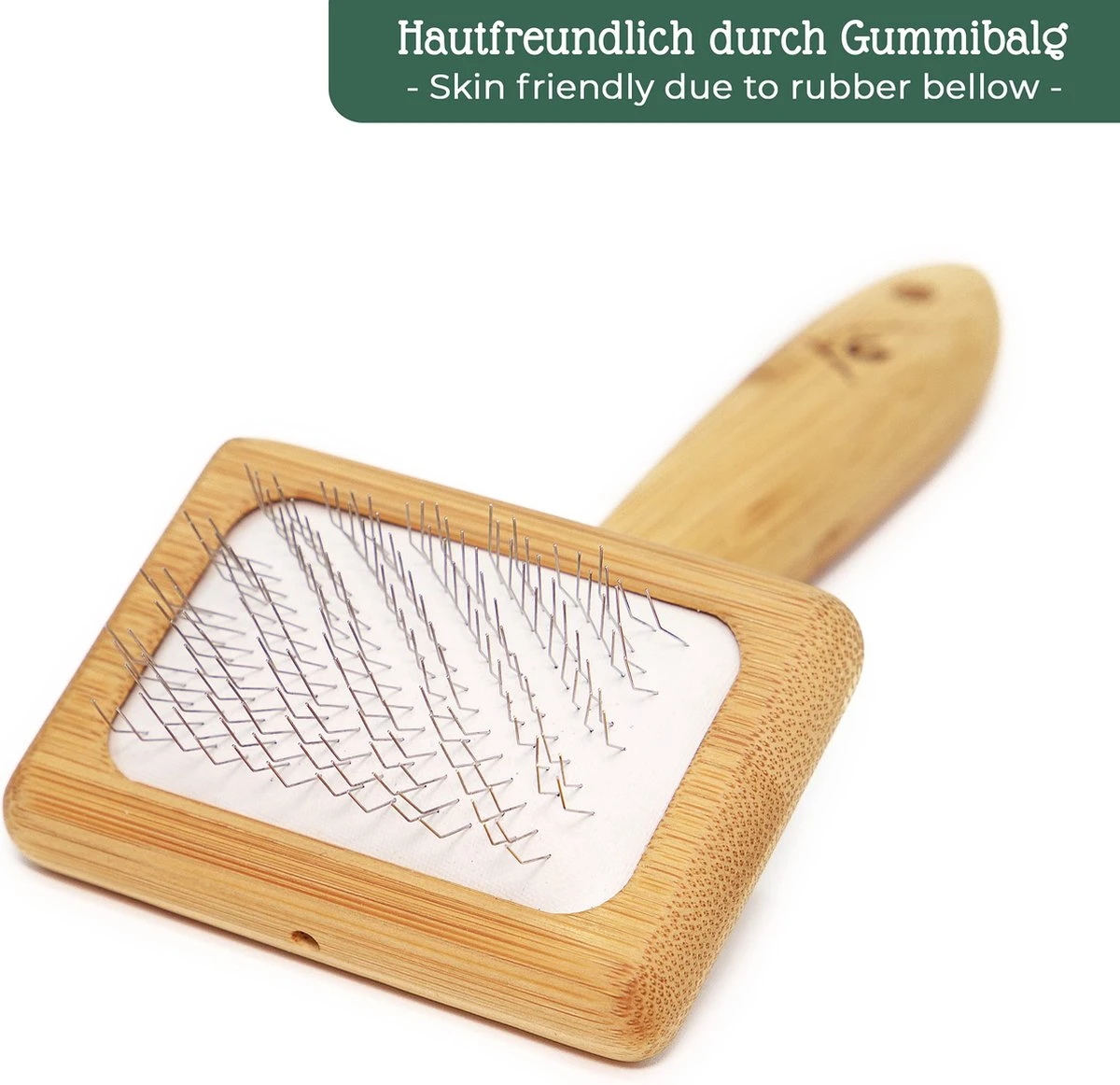 Pfotenolymp® Zachte Borstel Voor Katten - Kattenborstel / Kattenkam Van Bamboe - Bontborstel / Vachtborstel / Kattenhaarborstel - Bontkam Voor Vachtverzorging 6 Pfotenolymp® Zachte Borstel Voor Katten - Kattenborstel / Kattenkam Van Bamboe - Bontborstel / Vachtborstel / Kattenhaarborstel - Bontkam Voor Vachtverzorging - Image 4