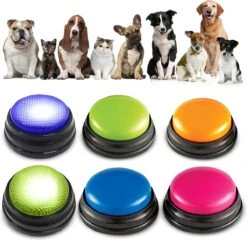 BFreshPets Praatknop Voor Honden - 6 Stuks - Dogbuttons - Hondenspeelgoed - Honden Training - Laat Uw Huisdier Spreken