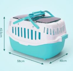 Nobleza 41WSI - Reisbench - Reismand - Transportbox - 58 X 40 X 42.5 Cm - Blauw -Huisdierbenodigdheden Korting 1200x1164 11