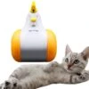 TocaToca Kip- Interactieve Zelf Bewegende Speeltje- Kattenspeeltjes- Intelligentie- Kattenspeelgoed- Kip Voor Katten- Laser- USB- Speelgoed- Geluid- Oranje -Huisdierbenodigdheden Korting 1200x1165 23