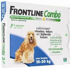 Frontline Combo - L: Van 20 Tot 40 Kg - Anti Vlooienmiddel En Tekenmiddel - Hond - 3 Pipetten -Huisdierbenodigdheden Korting 1200x1165