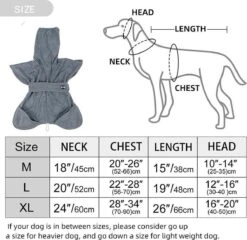 Super Absorberende Honden Badjas Grijs Maat L -Huisdierbenodigdheden Korting 1200x1166 3