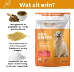 K9 Laboratories - Voordeel Pak - 120 Stuks - Voor Honden - Met Gewrichtsklachten - Artrose - Stijve Gewrichten - Ouderdom - HD - ED - Bevat Glucosamine - MSM - Chondorïtine - Voor Behoud Van Kraakbeen 12 K9 Laboratories - Voordeel Pak - 120 Stuks - Voor Honden - Met Gewrichtsklachten - Artrose - Stijve Gewrichten - Ouderdom - HD - ED - Bevat Glucosamine - MSM - Chondorïtine - Voor Behoud Van Kraakbeen -Huisdierbenodigdheden Korting 1200x1167 27