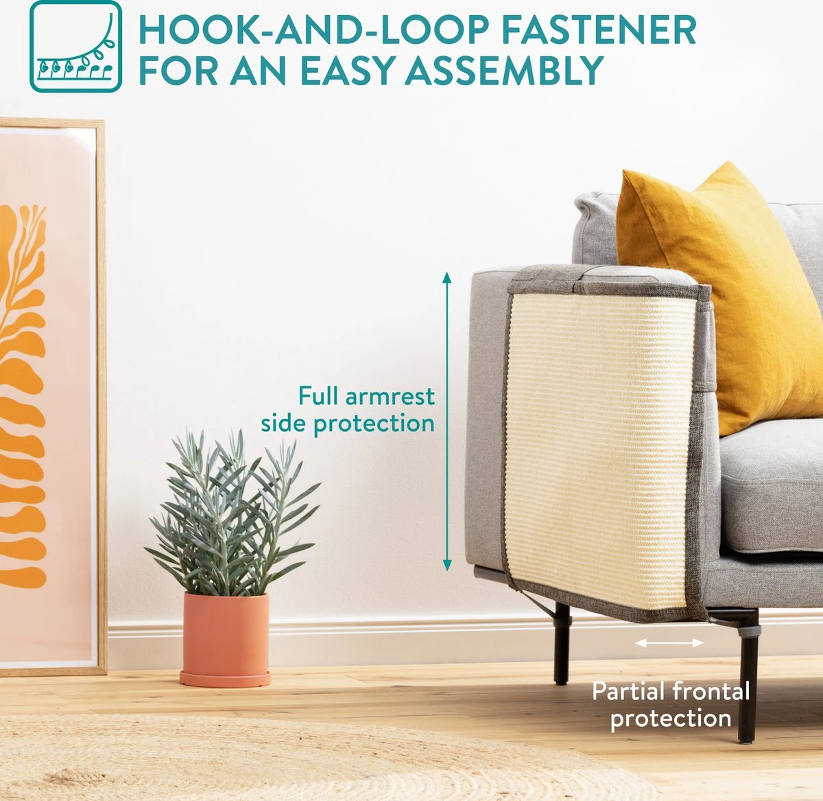 Navaris Katten Krabmat - Bescherming Van Meubels - Voor Banken En Stoelen - Krabbescherming - Rechtsdraaiend 15 Navaris Katten Krabmat - Bescherming Van Meubels - Voor Banken En Stoelen - Krabbescherming - Rechtsdraaiend - Image 13