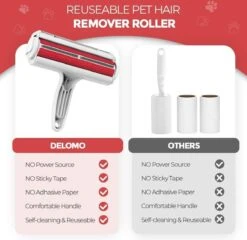 Merkloos Hoogwaardige Huisdierhaar Verwijderaar - Hondenhaar - Pluizenborstel - Ontharingsborstel -Huisdierbenodigdheden Korting 1200x1168 3