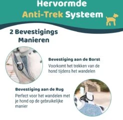 Mmoods Hondentuigje Grijs - Anti-Trek Tuig - Hondenharnas Voor Extra Grote Honden - Reflecterende Halsband Hond - Hondenhalsband Maat XL -Huisdierbenodigdheden Korting 1200x1169 10