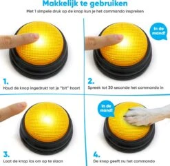 BFreshPets Praatknop Voor Honden - 6 Stuks - Dogbuttons - Hondenspeelgoed - Honden Training - Laat Uw Huisdier Spreken -Huisdierbenodigdheden Korting 1200x1170 12