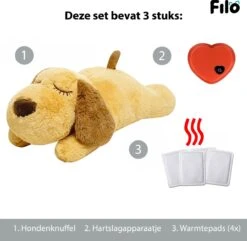 Filo Hondenknuffel Met Hartslag En Warmtebron - Hartslagknuffel Hondenspeelgoed Snuggle Puppy - Knuffel Met Hartslag - Heartbeat Knuffel Hond 17 Filo Hondenknuffel Met Hartslag En Warmtebron - Hartslagknuffel Hondenspeelgoed Snuggle Puppy - Knuffel Met Hartslag - Heartbeat Knuffel Hond -Huisdierbenodigdheden Korting 1200x1170 15