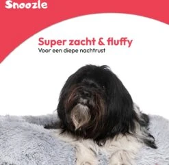 Snoozle Donut Hondenmand - Zacht En Luxe Hondenkussen - Wasbaar - Fluffy - Hondenmanden - 60cm - Lichtgrijs -Huisdierbenodigdheden Korting 1200x1170 16