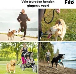 Filo Elastische Hondenriem Groot - Hardlopen En Wandelen - Hardloopriem Hond Handsfree Met Heuptasje - Looplijn Met Heupriem - Canicross Gordel Honden - Riemen - Heupgordel - Leiband -Huisdierbenodigdheden Korting 1200x1171 1
