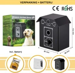 Merkloos Barky® Anti Blaf Apparaat Honden Ultrasoon Hondentrainer Incl Batterij - Anti Blafband Alternatief Veilig & Diervriendelijk - Dog Anti Bark Control 13 Merkloos Barky® Anti Blaf Apparaat Honden Ultrasoon Hondentrainer Incl Batterij - Anti Blafband Alternatief Veilig & Diervriendelijk - Dog Anti Bark Control -Huisdierbenodigdheden Korting 1200x1172 2