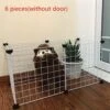 Merkloos Opvouwbare Hond Hek Gates -Hond Hek-Hond Kat Bewaker - Gemakkelijk Behuizing Hondenhekken-Kennel Huis Oefening Training-Zonder Deur- 6 STKS Wit -Huisdierbenodigdheden Korting 1200x1172 4