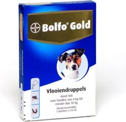 Bayer Bolfo Gold 100 Anti Vlooienmiddel Hond - 4 Tot 10 Kg - 2 Pipetten -Huisdierbenodigdheden Korting 1200x1172 8