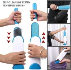 Merkloos Huisdierhaar Verwijderaar – Pluizenborstel – Hondenhaar & Kattenhaar Verwijderaar – Stof Verwijderaar -Huisdierbenodigdheden Korting 1200x1174 31