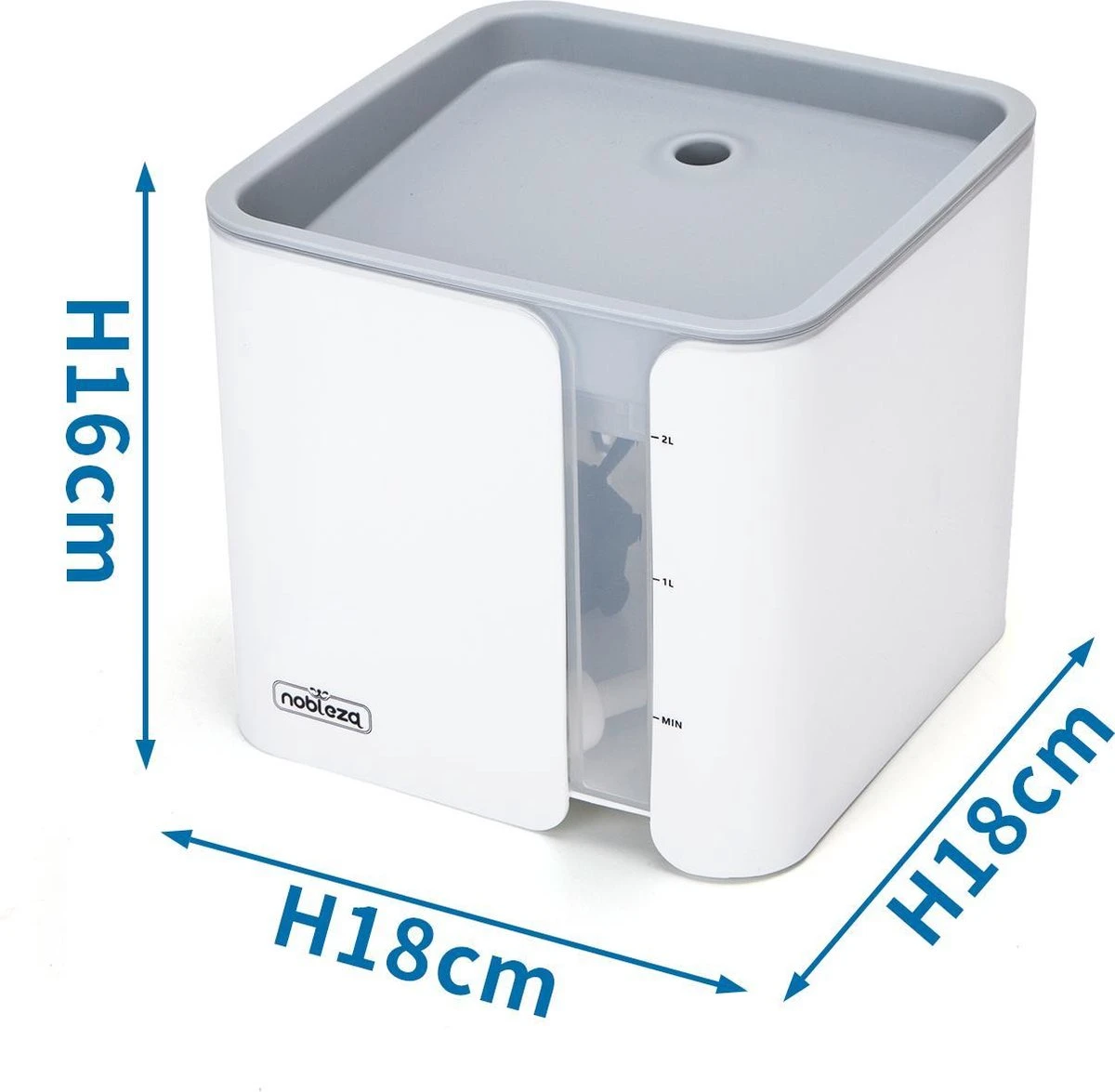 Nobleza USB Drinkfontein Voor Hond/Kat - 2L - Incl. 2 Filters - Wit 11 Nobleza USB Drinkfontein Voor Hond/Kat - 2L - Incl. 2 Filters - Wit - Image 9