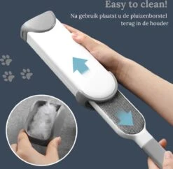 Pet Lovers - Huisdierhaar Verwijderaar - Dierenhaar Verwijderaar - Pluizenborstel - Kledingborstel - Haarverwijderaar - Ontpluizer - Honden En Kattenhaar Verwijderaar - + GRATIS Draagbare Haarverwijderaar -Huisdierbenodigdheden Korting 1200x1176 1