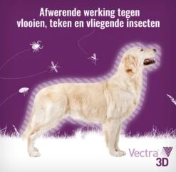 VECTRA 3D Hond - 10 Tot 25 Kg - Anti Vlooien- En Tekendruppels - 3 Pipetten -Huisdierbenodigdheden Korting 1200x1177 12