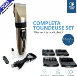 Professionele 2-in-1 Hondentondeuse Voor Dikke Vacht – Draadloze Honden Tondeuse & Hondentrimmer – Stille Tondeuse Katten & Honden Trimset 10 Professionele 2-in-1 Hondentondeuse Voor Dikke Vacht – Draadloze Honden Tondeuse & Hondentrimmer – Stille Tondeuse Katten & Honden Trimset -Huisdierbenodigdheden Korting 1200x1177 2