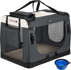 Cadoca Honden & Katten Reismand XL - 81x56x58cm - Antraciet 12 Cadoca Honden & Katten Reismand XL - 81x56x58cm - Antraciet -Huisdierbenodigdheden Korting 1200x1177 25