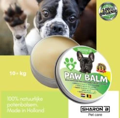 100% Natuurlijke Potenbalsem - Paw Balm - Voor Honden - Van 10-20 Kg - Beschermt Voetzooltjes - Tegen Kloven, Wondjes, Ontstekingen - Made In Holland -Huisdierbenodigdheden Korting 1200x1178 16