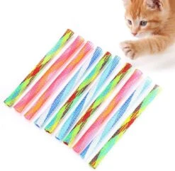 Katten Boinks Springveren (10 Stuks) - Kattenspeelgoed – Kattenspeeltjes - Speelgoed Voor Katten Veertjes - Kitten Speeltjes Springveertjes – Kattenveertjes - Kat Speeltje Springveer | Diverse Kleuren -Huisdierbenodigdheden Korting 1200x1178 24