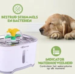 Qumax RVS Drinkfontein Voor Kat Met 3 Filters & Matje - Water Fontein - Waterdispenser - Waterautomaat - 2,5 L -Huisdierbenodigdheden Korting 1200x1180 6