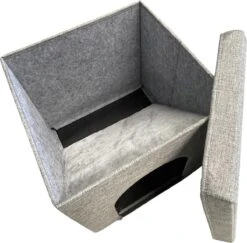 Adori Kattenhuis Met Poef Moon - Kattenmand - 36.5x36.5x36.5 Cm Grijs 8 Adori Kattenhuis Met Poef Moon - Kattenmand - 36.5x36.5x36.5 Cm Grijs -Huisdierbenodigdheden Korting 1200x1182 24