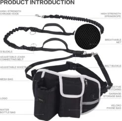 BOTC Looplijn Hond Met Heupriem Voor Hardlopen - Hondenriem - Zwart 13 BOTC Looplijn Hond Met Heupriem Voor Hardlopen - Hondenriem - Zwart -Huisdierbenodigdheden Korting 1200x1184 1