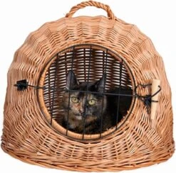 Trixie Rotan Kattenmand Met Deur - ø 50CM