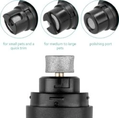 Navaris Elektrische Nagelvijl Voor Huisdieren - Met Diamanten Vijlkop - Voor Honden, Katten En Konijnen - Ook Voor Vogelsnavels - Draadloos -Huisdierbenodigdheden Korting 1200x1184 4