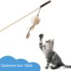 Katten Speeltjes Katten Speelgoed Kattenspeeltjes Katten Hengel Bal – Wit Bruin -Huisdierbenodigdheden Korting 1200x1185 17
