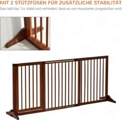 PawHut Barrière Verstelbare Lengte D06-079V01 -Huisdierbenodigdheden Korting 1200x1185 7