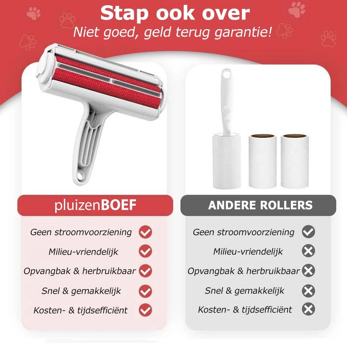 PluizenBOEF® Huisdierhaar Verwijderaar - Haarverwijderaar Voor Huisdieren - Hondenhaar - Kattenhaar - Pluizenborstel 9 PluizenBOEF® Huisdierhaar Verwijderaar - Haarverwijderaar Voor Huisdieren - Hondenhaar - Kattenhaar - Pluizenborstel - Image 7