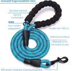 Hondenharnas – Inclusief Hondenriem – Reflecterend – Hondentuig – Hondenriem – Y Tuig Hond - Anti Trek Tuig - Zwart – Maat M -Huisdierbenodigdheden Korting 1200x1187 14