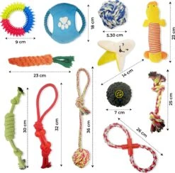 Luxury Diversity - Honden Speelgoed - 12 Honden Speeltjes - Puppy Speelgoed - Honden - Honden Speelgoed Intelligentie -Huisdierbenodigdheden Korting 1200x1187 21