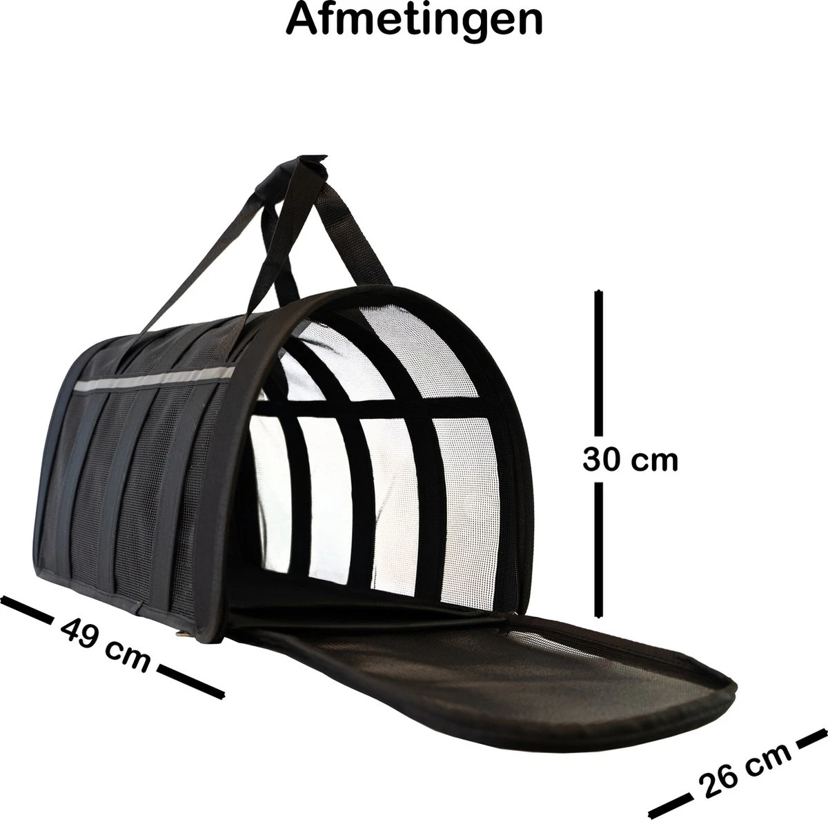 Opvouwbare Katten Reismand - Met Schouderband En Kattenbakmat - Reismand Kat - 49x30x26 Cm - Wasmachinebestendig - Zwart - Hondendraagtas - Kattenreismand - Draagtas Voor Dieren - Kattenmand 7 Opvouwbare Katten Reismand - Met Schouderband En Kattenbakmat - Reismand Kat - 49x30x26 Cm - Wasmachinebestendig - Zwart - Hondendraagtas - Kattenreismand - Draagtas Voor Dieren - Kattenmand - Image 5