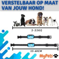 MyPets™ Anti-blafband - Anti Blaf Apparaat - Voor Kleine Honden En Grote Honden - Diervriendelijk - Opvoedingshalsband - Trainingshalsband - 2022/2023 Versie - Inclusief Batterijen -Huisdierbenodigdheden Korting 1200x1188 8
