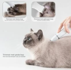 Revo Goods Professionele 4 In 1 Hondentondeuse Set -Ideaal Voor Honden En Andere Huisdieren - Slijper Inbegrepen -Draadloos - Ultra Stil -Huisdierbenodigdheden Korting 1200x1190 11