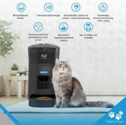 Pretty Paws PP002 Professionele Automatische Voerbak - Instelbaar Voedingsschema - Voerautomaat - Voerbak Kat Automatisch 18 Pretty Paws PP002 Professionele Automatische Voerbak - Instelbaar Voedingsschema - Voerautomaat - Voerbak Kat Automatisch -Huisdierbenodigdheden Korting 1200x1190 28