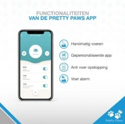 Pretty Paws PP005 Wifi Voerautomaat Zwart - Automatische Voerbak - Slimme Voerautomaat Met App - Instelbaar Voedingsschema - WIFI -Huisdierbenodigdheden Korting 1200x1190 38