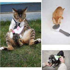 Igoods Kattenborstel - Kattenhaar Verwijderaar - Ontpluizer - Grijs -Huisdierbenodigdheden Korting 1200x1191 1