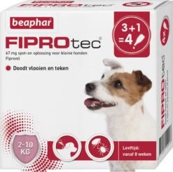 Beaphar Fiprotec Anti Vlooien En Teken Druppels 2 - 10 Kg 3 + 1 Stuks -Huisdierbenodigdheden Korting 1200x1191 14