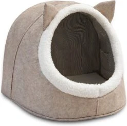 Merkloos Opvouwbaar Kattenhuis - En Hondennest – Cat House - Kattenhol - Cat Cave - Beige